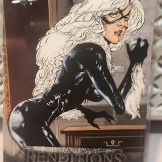 2024 Upper Deck Spider-Man Renditions Marvel Black Cat #75