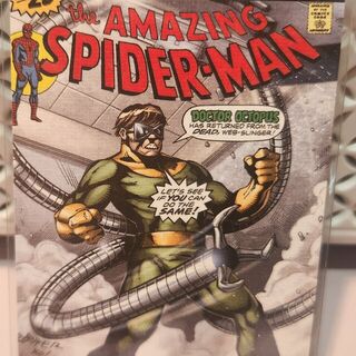 2024 Upper Deck Spider-Man Renditions Marvel Doctor Octopus Canvas Comic Covers #4