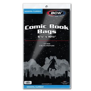 BCW Comic Bags Current/Modern 6 7/8