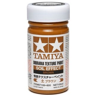 Tamiya Diorama Texture Paint (Soil Effect, Brown)