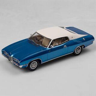Ford P4 Landau - Cosmic Blue - Authentic Collectables 1/18