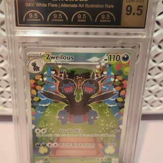 Pokemon TCG: Zweilous 147/086 Alternate Art Illustration Rare PCG Gem Mint 9.5 Graded