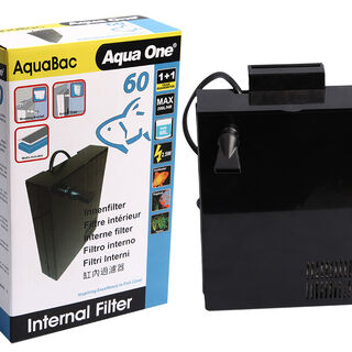 Aqua One AquaBac 60 Internal Back Filter 200/hr