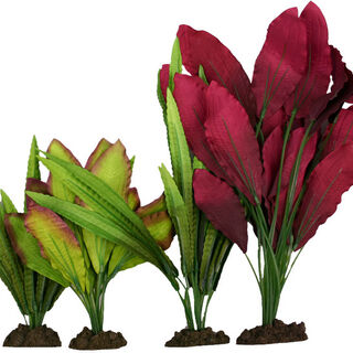 Aqua One Silk Plant - 4pk Mix 1