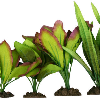 Aqua One Silk Plant - 4pk Mix 3