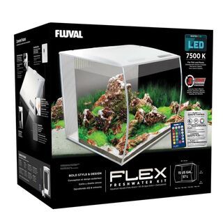Fluval Flex Aquarium 57 L No Lid or filter or light