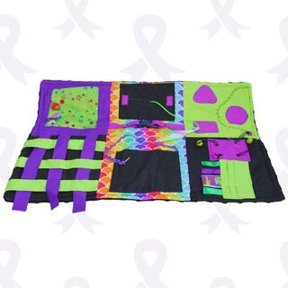 Sensory Fidget lap Blanket