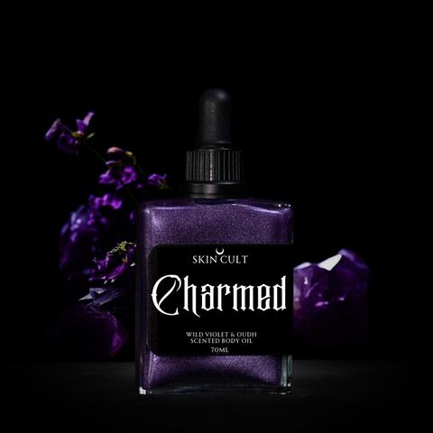 charmed scented body oil