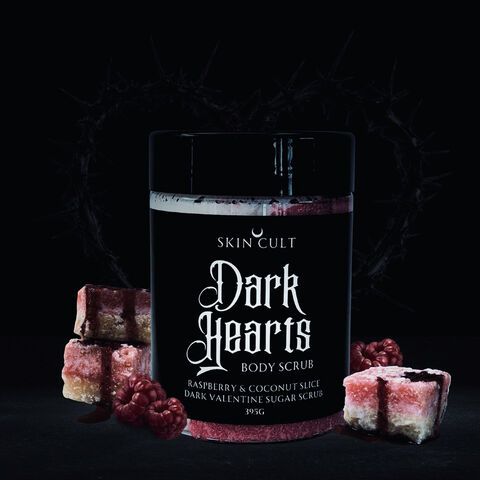 Dark hearts valentine body scrub