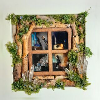 HAMSTER WITCH SHADOWBOX