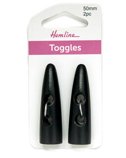 Toggle Shark Tooth Black 50mm