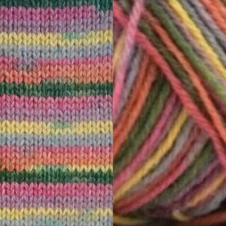 Harlequin Sock Yarn - col 06 (Tango)