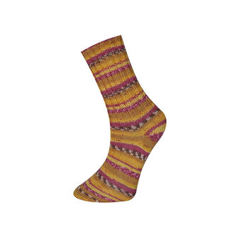 Himalaya Socks Bamboo - Orange-Brown-Red (120-01)