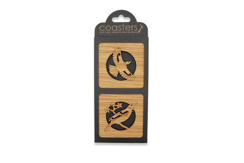 Duo Wooden Coasters Tui