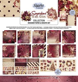 3Quarter Designs - Sugarplum Wreaths Collection