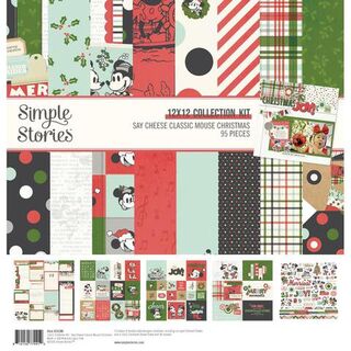 Simple Stories - say Cheese Classic Mouse Christmas - 12x12 Collection Kit