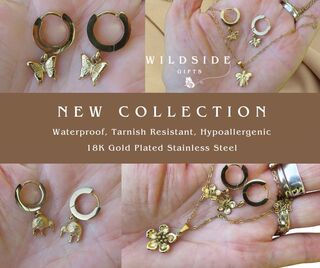 New Collection of 18K Gold PVD plated stainless steel jewellery