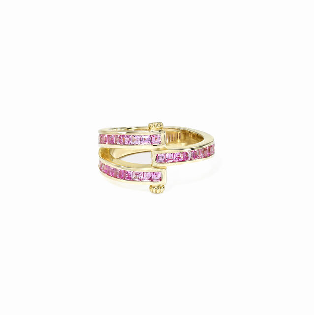 MAGNA pink sapphire and diamond ring
