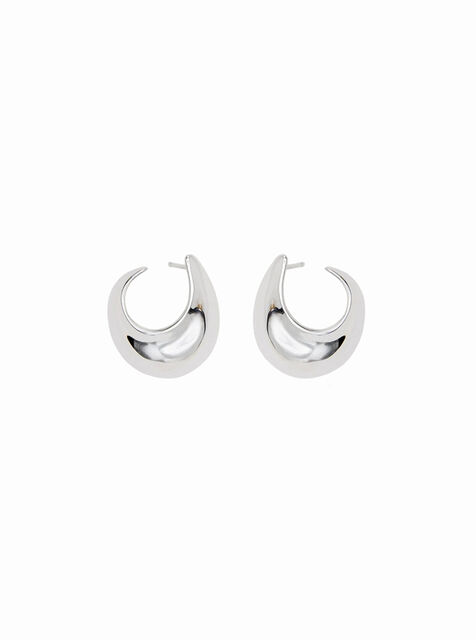 SABINE sterling silver hoop earrings
