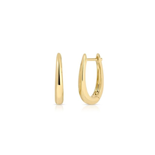 GOLD MAEVE 14 - carat gold hoop earrings