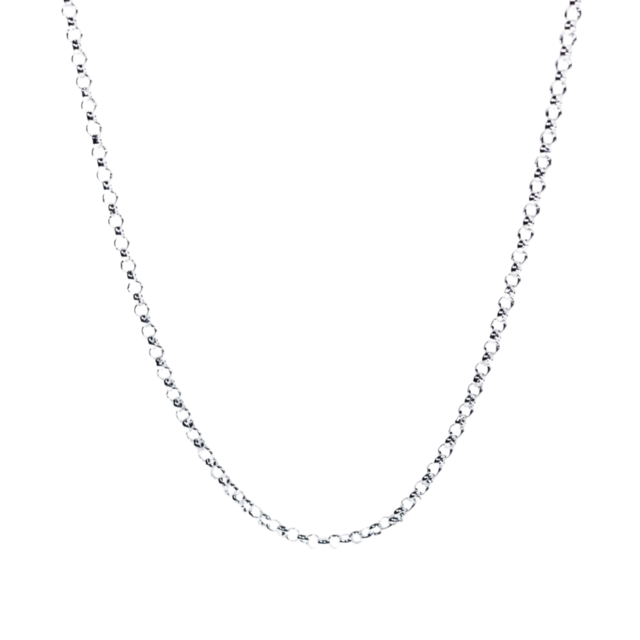 ROLO sterling silver chain