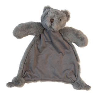 Littlefoot Bear Comforter - Metal Grey