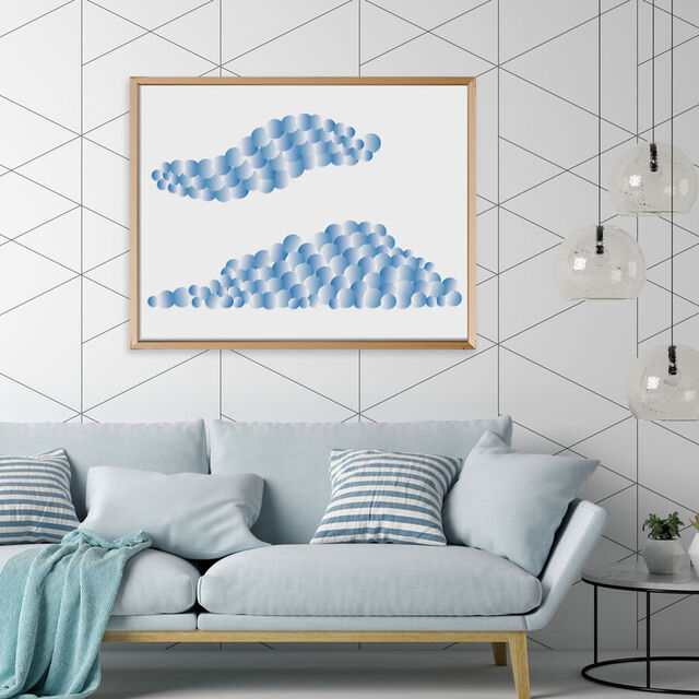 Contemporary Abstract Art - Clouds of Metal Balloons