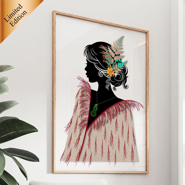 Maori Art Print - Awhi Mai - Limited Edition