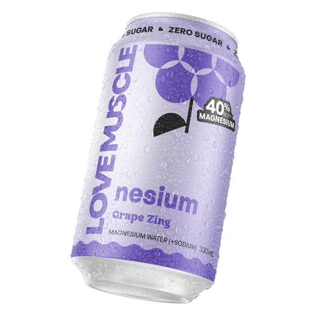 nesium Grape Zing Magnesium Water 330mL 6-pk