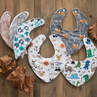 Flannelette Bibs
