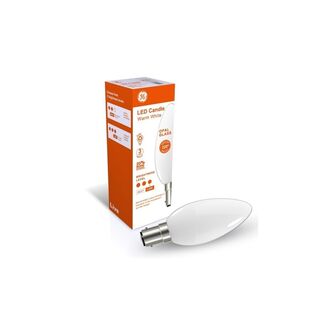 LED Warm White SBC 4.8W Candle Opal