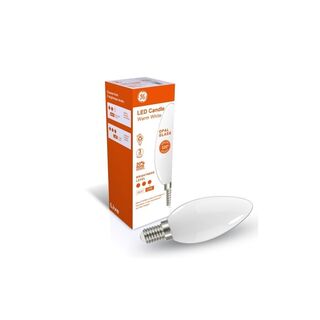 LED Warm White SES 4.8W Candle Opal