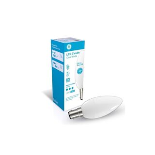 LED Cool White SBC 4.7W Candle Opal