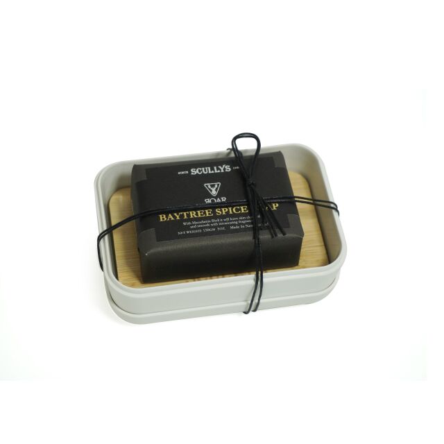 Mens Soap and Soap Dish Set - Baytree Spice