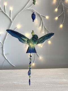 Hanging Hummingbirds with Tassel