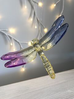 Hanging Dragonflies (Pastel)