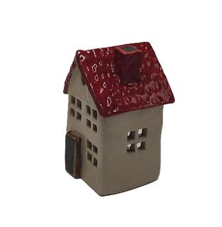 House Tealight Holder - Red