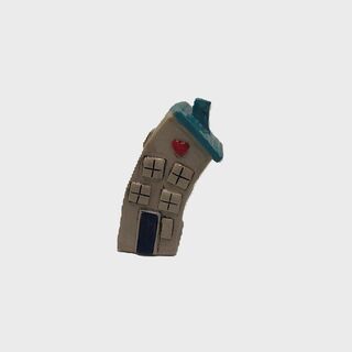Wonky House - Turquoise