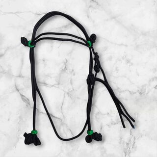 Black and Green rope bridle