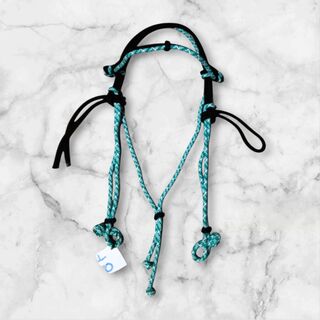 Green and Black rope bridle