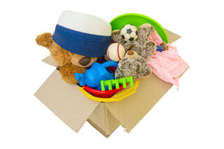 The necessary pre-Christmas toy clear out!
