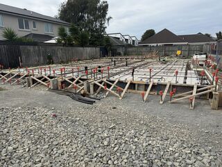 House floor foundation