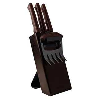 Churrasco Black Barbecue Set - 5 Piece