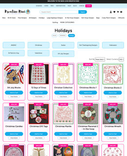 Kreative Kiwi Embroidery - E-commerce