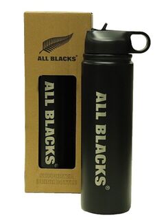 All Blacks Stainless Steel Drink Bottle