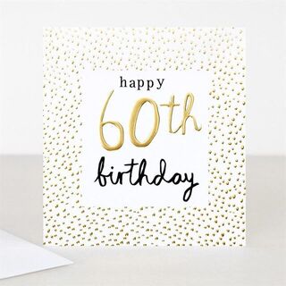 Happy 60th Birthday Card