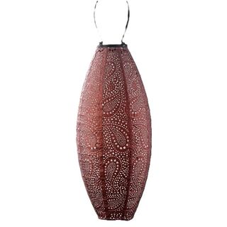 Solar Lantern Long Oval Copper