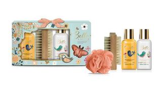 Belle & Whistle -Shower Exfoliation Gift Set - Jasmine & Sweet Tangerine 4pc