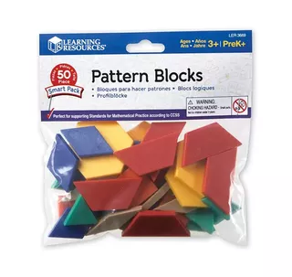 Pattern Blocks Smart Pack (Set of 50)