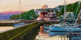 'The Boat Harbout and Tugboat Cafe' by Ronda Thompson
